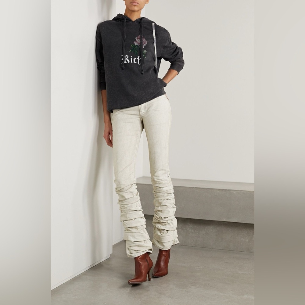 $750 Acne Studios Flare Jeans Size US 2 Acne Size on label 32